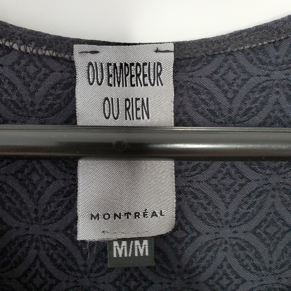 NWT sleeveless black dress by Ou Empereur Ou Rien in size medium - Picture 11 of 14